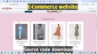 E-Commerce full stack website. Java Spring boot with mysql database. Source Code download