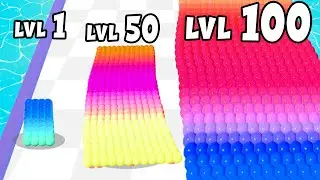 Super Canvas Run Gameplay Mobile Gameplay Walkthrough Android Level Up Runner ⭐1234567890