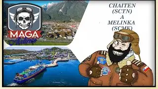 Volando desde Chaiten (SCTN) a Melinka (SCMK) abordo de DHC-6 Twin Otter