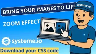 Image Zoom Effect on Hover using HTML & CSS Only On Systeme.io (copy & paste the code)