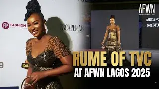 Rume of TVC at the African Fashion Week Lagos 2025