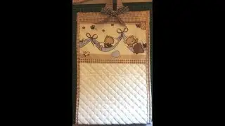 porta pannolini da parete cucito creativo FACILISSIMO!