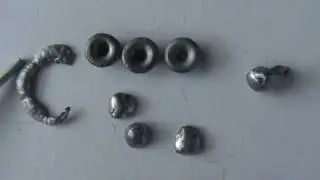 AIR RIFLE SHOOTING A RWS GECO PELLET BACKWARDS.