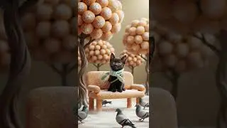 A daily Life of the Black Cat Chef Mimi #baking  #cooking #healing #animation