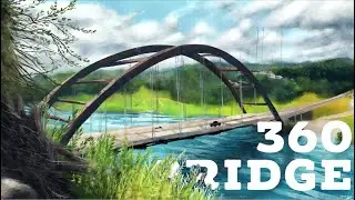 PROCREATE Timelapse #001 || Views from the 360 Bridge (Austin, Texas)