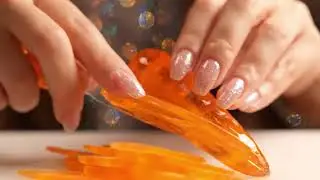 Crystal Glass Salad ASMR 😮✨ So Satisfying