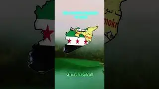 Current situation in Syria#syria #map #mapping #mapper #countryballs #shorts