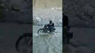 Dangerous River crossing in Leh Ladakh Route | Dream Trip of every Biker | ExploreWingss