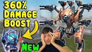 360% Damage? New NUCLEAR AMPLIFIER War Robots Test Server Gameplay WR