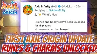 Axie Origin Runes & Charms Unlocked & Revenge Cards Adjustments | Axie Origin Update Episode 68