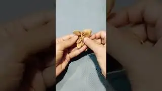 Very Easy!! DIY Fabric Flower Making with Satin | how to make a Rose | Rose Fabric Flower Tutorial
