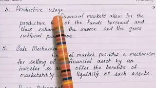 Functions of Financial Markets / TN PLUS TWO COMMERCE