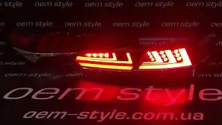 Задняя тюнинг LED оптика Toyota Camry V70 2018+  OEM Style