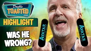 JAMES CAMERON GIVES FANS THE FINGER AFTER BEING BOOED | Double Toasted
