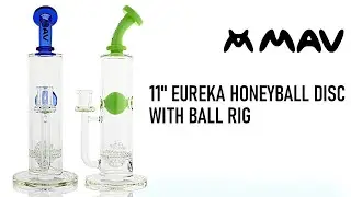 ガラスボング『MAV Glass - TX519 Eureka ハニーボールパークリグ』