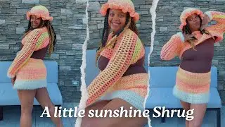 Watch me make a #crochet Shrug