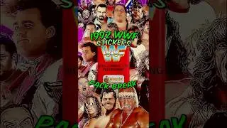 1992 Merlin WWF World Wrestling Federation Sticker #packbreak