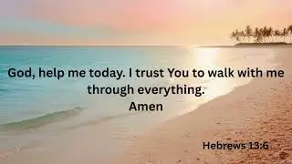 Scripture & Prayer | A Daily Walk with God