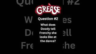 Grease Mini Quiz #2 | Youtube Shorts | Grease Trivia