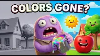 Colors Gone? 🎨 Fun Learning for Toddlers | Color Thief Story
