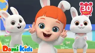 Bouncy Bunnies&rsquo; Hopping Song Time🐰 | Cute Animal Tunes | Kids Songs & Nursery Rhymes | Domi Kids