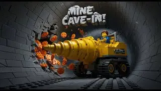 CONTINUOUS LEGO RESCUE! Power Drill VS Cave In Dis