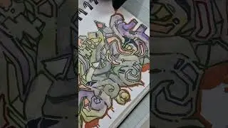 The Graffiti Sketch Process &curren; Adding Details #Graff #graffitiartist
