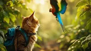 Fun of Orange Cat  | 3D Animated Stories | Cat Daily Meetings