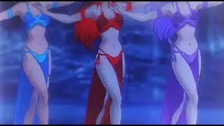 Tari, Belle Fontiere & Lucinia Porter Are Belly Dancing in their Leia Bikinis
