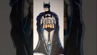 Batman Drawing #batman #dccomics #thebatman #art #artwork #colorpencildrawing #batmanday