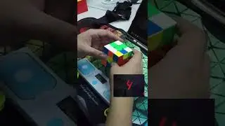 4.91 Rubik's cube solve with Antisune ZBLL!