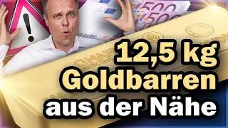 1,5 Millionen Euro in Gold &ndash; So sieht ein 12,5-kg-Goldbarren aus