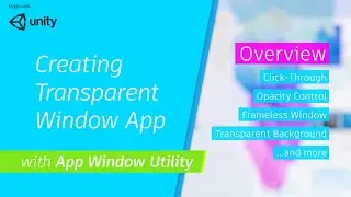 Creating Transparent App with Unity