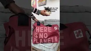 How big is the NO Planet B weekender bag, you ask?