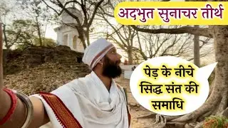 पेड़ नीचे सिद्ध संत की समाधि 😇 नर्मदा परिक्रमा Day-146 #samadhi #सुनाचर #नर्मदापरिक्रमा 