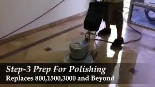 Marble Polishing with Cheetah Pads