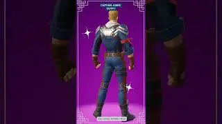Fortnite Outfit ✔ Captain Jones Outfit ✔ Marvel Series 👕 #fortniteskins