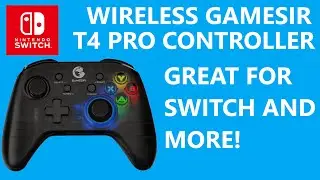 GameSir T4 Pro Wireless Controller Review vs Nintendo Switch Pro Controller
