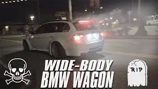 WIDEBODY WAGON BLOWS UP DURING BURNOUT *RIP*