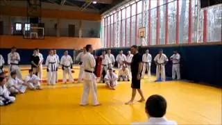 Seminarium Kumite PFKK Wałcz 2014 - karate kyokushin, trening, walki, kumite, kata