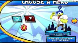 Nickelodeon Superhero Brawl 4 Demo WalkThrough Gameplay - Fighting As SpongeBob SquarePants
