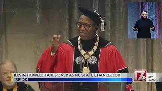 Kevin Howell takes over as North Carolina State University chancellor