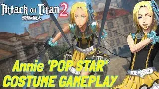 Attack on Titan 2 - DLC Annie 'Pop Star' Costume - Gamma Gear Gameplay