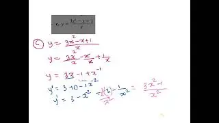 AP Calculus Rules of Differentiation Part 2