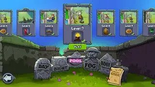 PLANTS VS ZOMBIES (POOL) LEVEL 7