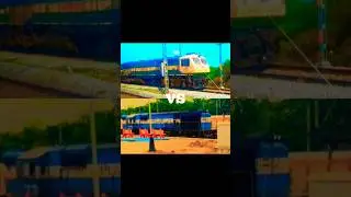 WDP4D vs WDM3D🔥☠️🇮🇳#shorts #indianrailways #railway #train #edit #speed #power #vs #wdp4d #wdm3d