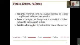 Reliability and Availability of Hardware Software Systems - Tutorial Part 1