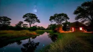 Relaxing Frog & Cricket Sounds for Deep, Healing Sleep,  Stress Reduction & Relaxation