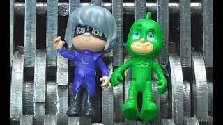 Epic Shredding Machine Crushing: PJ MASKS Toys  Destruction