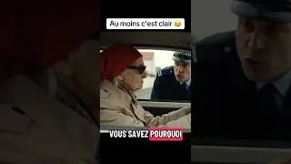 Mamie Gis&egrave;le se fait contr&ocirc;ler par la police #humour #france #blague #ai #drole #police